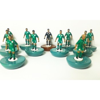 Subbuteo Andrew Table Soccer Nigeria National Team 2017-18 on Classic Hasbro Bases